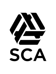 Svart logotyp vertikal version