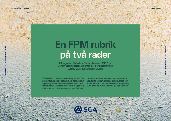 Exempel med sidfot