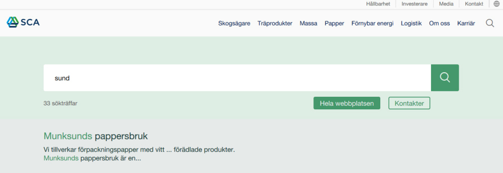 Sökresultat