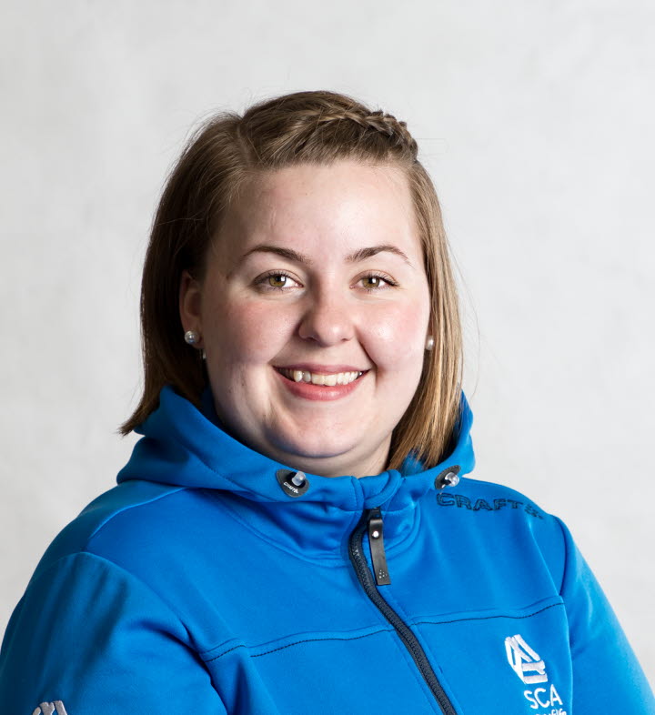 Erika Nylander, virkesköpare medelpads skogsförvaltning.