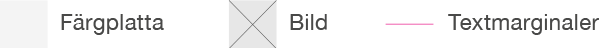 Placering och proportion färgplatta/bild